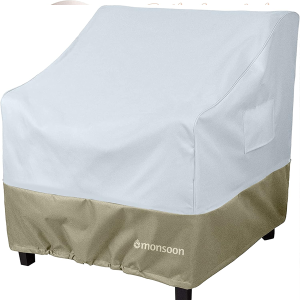 [monsoon] Patio Chair Cover Waterproof Outdoor Lawn Patio Furniture Chair Cover (32")