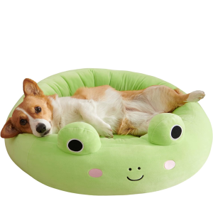 Squishmallows 30-Inch Wendy Frog Pet Bed - Large Ultrasoft Official Squishmallows Plush Pet Bed