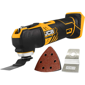 JCB Tools - JCB 20V Cordless Oscillating Power Tool - Multi Tool - No Battery - Bare Unit - For Home Improvements and Professional Use, Trimming, Plun